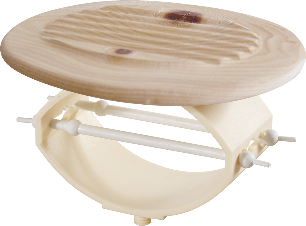 Tellerlattenrost Federkörper in Zirbe Tellerlattenrost Federkörper in Zirbe